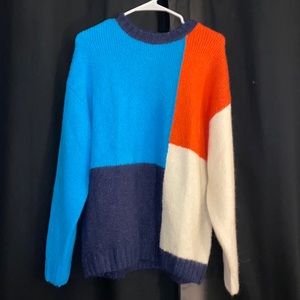 Zara color block sweater